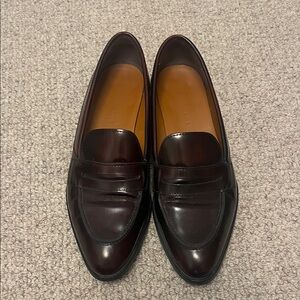 Everlane - Classic Burgundy Leather Loafers